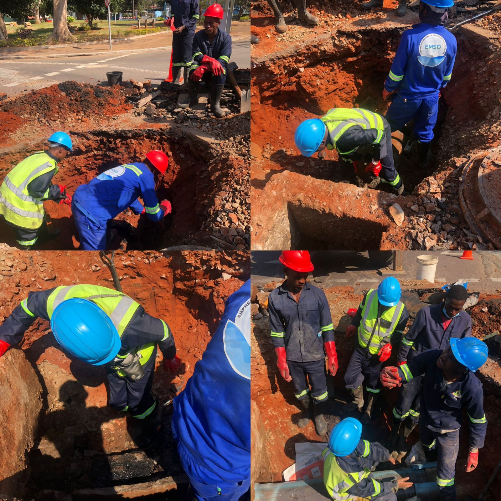 Concluída manutenção de rede de saneamento na Avenida Mártires de Mueda